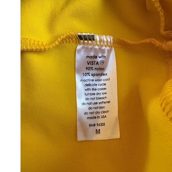 Susana Monaco lemon zest ruffle strapless dress medium - Picture 7 of 7